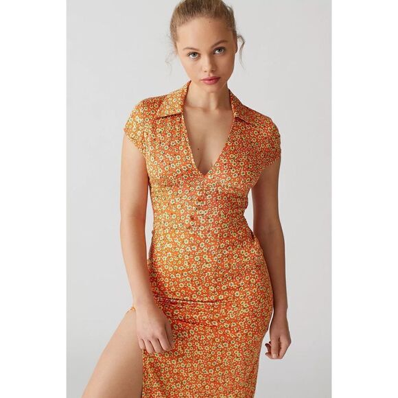 Urban Outfitters - Orange Chantelle Collared Midi
Dress size S - Picture 7 of 10